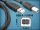 КАБЕЛ USB(M)-А/USB(M)-B 3M BLACK