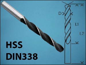 СВРЕДЛО ф3,3mm HSS DIN338