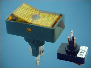 SWITCH ASW11D-o ON-OFF 3-PIN + LAMP 12V
