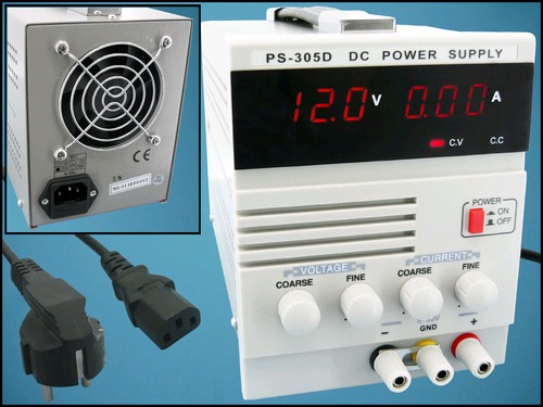 ЗАХРАНВАЩ БЛОК 0-30V 0-5A PS-305D РЕГУЛИРУЕМ