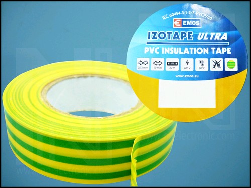 PVC EMOS 20Mx19mm ЖЪЛТ/ЗЕЛЕН