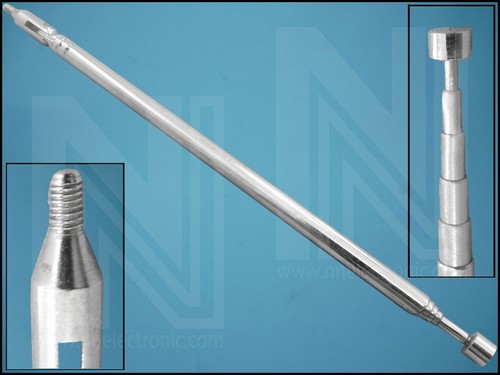 АНТЕНА ТЕЛЕСКОПИЧНА L166/643mm ф6mm AT-6156
