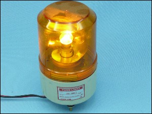 СИГНАЛНА ЛАМПА+СИРЕНА 12V ОРАНЖЕВА LTE-1081J 5W