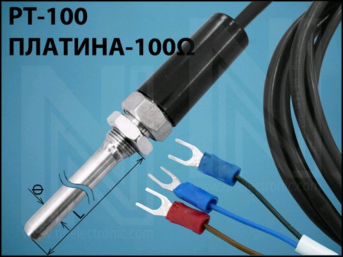 ТЕРМОДАТЧИК PT100 ф7x50mm 7/36 2M 180C