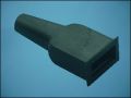 CAP FOR TERMINAL 6,3mm F PVC BLACK ROUND CABLE