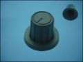 KNOB SAMEL BLACK ф20mm L15,5mm FOR POT ф6mm