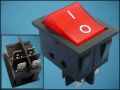 SWITCH KCD-201N-r 2xON-2xOFF 4-PIN + LAMP220V