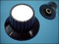 KNOB PTK-39 BLACK ф32mm L20mm FOR POT ф6mm