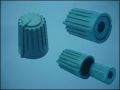 KNOB VR BLUE ф10,5mm L13mm FOR POT ф4mm 2-PART