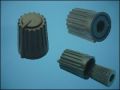 KNOB VR BROWN ф10,5mm L13mm FOR POT ф4mm 2-PART
