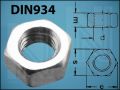 ГАЙКА M5 DIN934 ШЕСТОГРАМНА