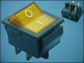 SWITCH IRS-201-1B-o 2xON-2xOFF 4-PIN + LAMP 220V