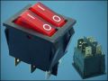 SWITCH IRS-2101-1Ar ON-OFF+ON-OFF 6-PIN+LAMP220V