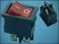 SWITCH MIRS-201A-C3-r 2xON-2xOFF 4-PIN+LAMP 220V