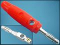КОНЕКТОР БАНАН 4mm BC-025/R ЩИВТОВ ЧЕРВЕН
