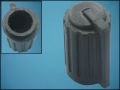 KNOB KА-481-02 BLACK ф12mm L18mm FOR POT ф6mm