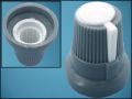 KNOB KА-481-08 WHITE ф16mm L18mm FOR POT ф6mm