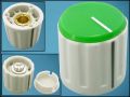 KNOB KN-115E GREEN ф21mm L20mm FOR POT ф6,4mm