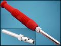 КОНЕКТОР БАНАН 2mm MST3RT ЩИВТОВ ЧЕРВЕН