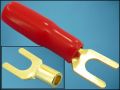 КОНЕКТОР ВИЛКА 6mm BC-004/R ЩИВТОВ ЧЕРВЕН