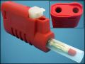 РАЗКЛОНИТЕЛ БАНАН 1M-2F 4mm BDP-104-R ЧЕРВЕН