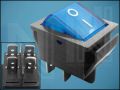 SWITCH MK521AN/BL-b 2xON-2xOFF 4-PIN + LAMP 220V