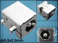 КОНЕКТОР DC ф5,5x2,5mm N39 ГНЕЗДОВ ЪГЛОВ PCB
