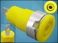 КОНЕКТОР БАНАН 4mm ГНЕЗДОВ ЖЪЛТ BS-324-LG-Y