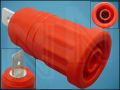 КОНЕКТОР БАНАН 4mm ГНЕЗДОВ ЧЕРВЕН BS-324-LW-R