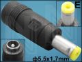 ПРЕХОД DC(M)/DC(F) 5,5x1,7/5,5x2,1mm E