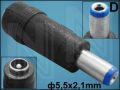 ПРЕХОД DC(M)/DC(F) 5,5x2,1/5,5x2,1mm D