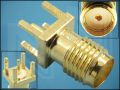 СЪЕДИНИТЕЛ SMA-13 GOLD ЩИВТОВ ПРАВ PCB