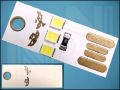  ЛАМПА 12,5x3x31mm LED 1,5W 5V USB