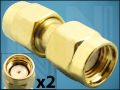 ПРЕХОД SMA/F-SMA/F ф9mm L21mm ГНЕЗДОВ ПРАВ