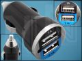 ЗАРЯДНО ЗАПАЛКА(12-24V)-2xUSB(5V) 1+2,1A