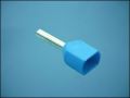 FERRULE FLAT TE-7508 2x0,75mm2 ф2mm L8mm BLUE