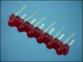 ИНДИКАЦИЯ 15x3x3mm ЧЕРВЕН 6-LED
