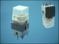 BUTTON RFT-TSE-X3-Y OFF-(ON) 7-PIN + LED 1V
