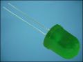 LED ф10mm L14mm GREEN/ЗЕЛЕН ДИФУЗЕН