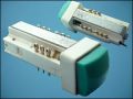 BUTTON 25B GREEN 3xON-3xON 9-PIN HOLD