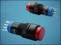 BUTTON LAS2Y-22Z-1-12r 2xON-2xON 8P+LED12V HOLD