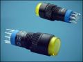 BUTTON LAS2Y-22Z-3-12y 2xON-2xON 8P+LED12V HOLD