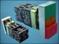 BUTTON LAY5-BW8475 2x(ON-(OFF)) 6PIN + LAMP220V