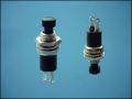 BUTTON PBS-10B-BLACK OFF-(ON) 2-PIN