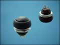 BUTTON PBS-33B-BLACK OFF-(ON) 2-PIN