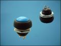 BUTTON PBS-33B-BLUE OFF-(ON) 2-PIN