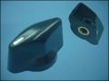KNOB PTK-20 BLACK 32x20mm L18mm FOR POT ф6mm