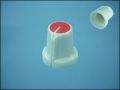 KNOB PTK-20.02 WHITE ф15mm L16mm FOR POT ф6mm