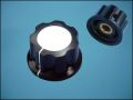 KNOB PTK-33 BLACK ф27mm L16mm FOR POT ф6mm