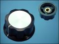 KNOB PTK-34 BLACK ф33mm L16mm FOR POT ф6mm